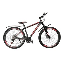 Dağ velosipedi Uran Pro, qara/qırmızı