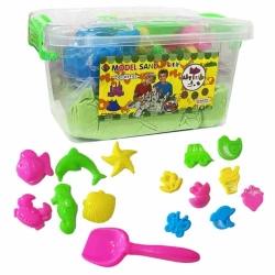 Oyun dəsti 3578, qəliblər və formalar ilə kinetik qum, 3+ yaş