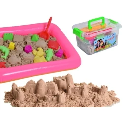 Oyun dəsti 3578, qəliblər və formalar ilə kinetik qum, 3+ yaş
