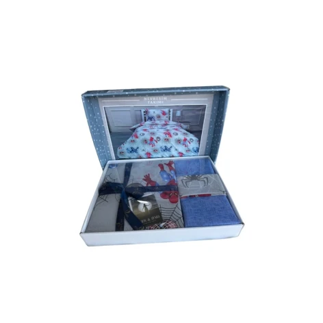 Uşaqlar üçün yataq dəsti Moon Star hc_2110000003465, yorğan üzü 160х220 sm, mələfə 160х240 sm, yastıq üzü 50х70 sm (2 əd), pambıq, göy