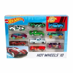Игровой набор Hot Wheels 10, 10 шт, пластик, в ассортименте
