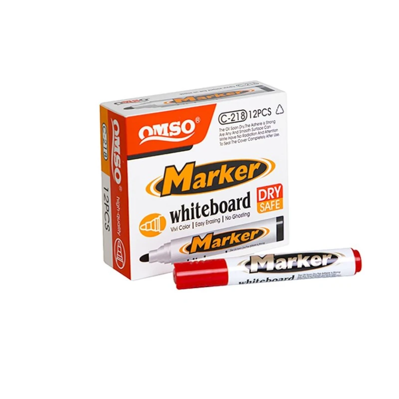 Маркер для белой доски Oyal Plus Whiteboard Marker C-218, красный Маркер для белой доски Oyal Plus Whiteboard Marker C-218, красный