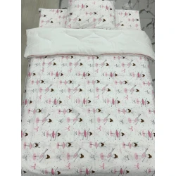 Комплект детского постельного белья MiraNova SF-580, сатин, белый, пододеяльник 100x150 см, простыня 110x160 см, наволочка 35х45 см Комплект детского постельного белья MiraNova SF-580, сатин, белый, пододеяльник 100x150 см, простыня 110x160 см, наволочка 35х45 см