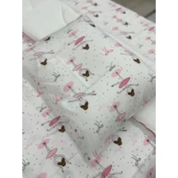 Комплект детского постельного белья MiraNova SF-580, сатин, белый, пододеяльник 100x150 см, простыня 110x160 см, наволочка 35х45 см Комплект детского постельного белья MiraNova SF-580, сатин, белый, пододеяльник 100x150 см, простыня 110x160 см, наволочка 35х45 см