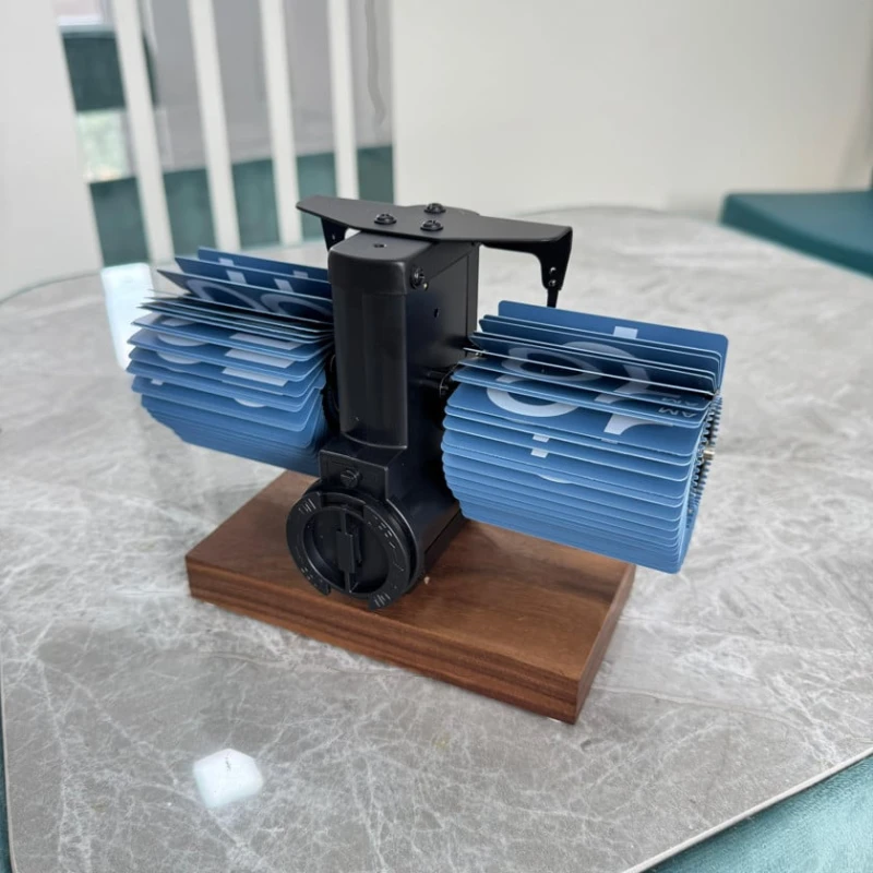 Stolüstü saat Retro Flip Saat mavi korpus