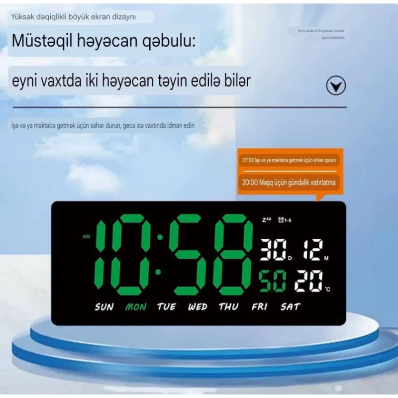 Электронные часы с будильником 6240_Ta03 Электронные часы с будильником 6240_Ta03