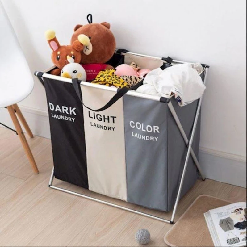 Корзина для белья IF58TES7, черная/бежевая,серая, 38x68x60 см Корзина для белья IF58TES7, черная/бежевая,серая, 38x68x60 см