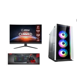 Настольный компьютер EM-GS-27I39100-RX580 (Intel Core i3-9100, 16GB DDR4 RAM, 480GB SSD, 500GB HDD, Radeon RX 580 8GB, 27