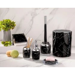 Набор для ванной Limon OP-10348, черный, 6 шт Набор для ванной Limon OP-10348, черный, 6 шт