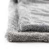 Двухслойное полотенце из микрофибры для вытирания тела Easy Dry Double Max серое Двухслойное полотенце из микрофибры для вытирания тела Easy Dry Double Max серое