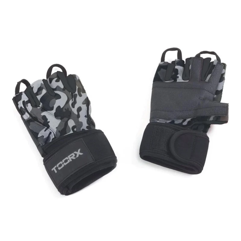 Перчатки для фитнеса Toorx AHF-246, размер XL, серый/черный Перчатки для фитнеса Toorx AHF-246, размер XL, серый/черный