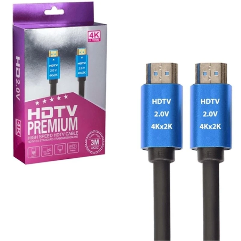 HDMI кабель HDTV Premium 4K02 3м HDMI кабель HDTV Premium 4K02 3м