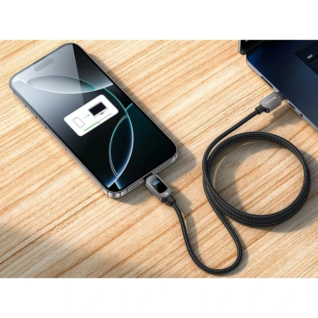 Sürətli şarj və data kabeli Type-c to Type-c, 1.2m, 100w Sürətli şarj və data kabeli Type-c to Type-c, 1.2m, 100w