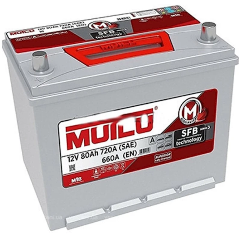 Автомобильный аккумулятор Mutlu 12 V 80AH D26.80.066.D