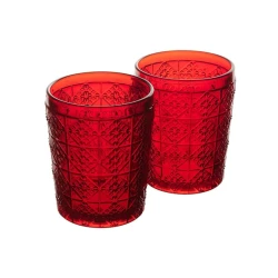 Набор стаканов Gipfel Vinsanto 51528, 2 шт, 310 мл, стекло, красный Набор стаканов Gipfel Vinsanto 51528, 2 шт, 310 мл, стекло, красный