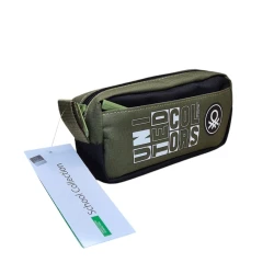 Qələmdan United Colors of Benetton Over-Q_Pencilcase_14, neylon, xaki, 20x9 sm