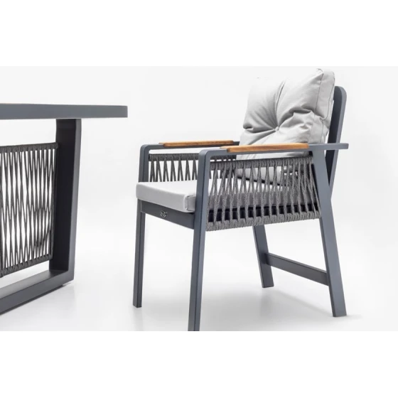 Комплект садовой мебели Terazzi Artemis Plus MY42, 79x220x98 см, 63x60 см Комплект садовой мебели Terazzi Artemis Plus MY42, 79x220x98 см, 63x60 см