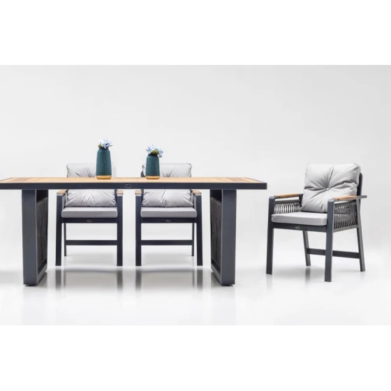 Комплект садовой мебели Terazzi Artemis Plus MY42, 79x220x98 см, 63x60 см Комплект садовой мебели Terazzi Artemis Plus MY42, 79x220x98 см, 63x60 см