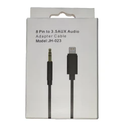 Ötürücü JH-023 3.5 AUX, qara, 1 m