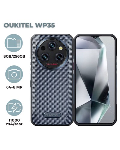 Smartfon Oukitel WP35 8GB/256GB Black/Grey (6931940750646)