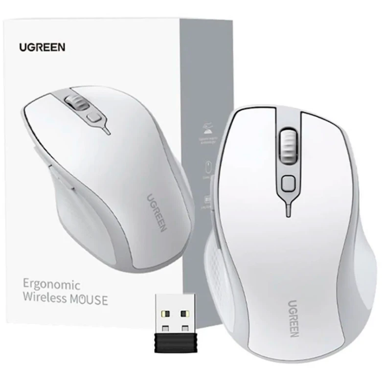 Беспроводная мышь Ugreen MU101 White Беспроводная мышь Ugreen MU101 White