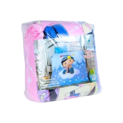 Детское одеяло Owom для девочек, кретон/синтепон, 100x150 см, 600 г Детское одеяло Owom для девочек, кретон/синтепон, 100x150 см, 600 г