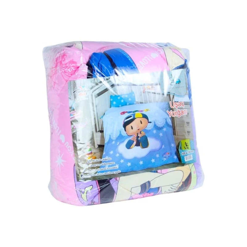 Детское одеяло Owom для девочек, кретон/синтепон, 100x150 см, 600 г Детское одеяло Owom для девочек, кретон/синтепон, 100x150 см, 600 г