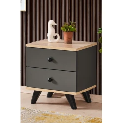 Тумба Art Mebel Art_tumba_36, ламинат, сонома/антрацит, 40x50x40 см Тумба Art Mebel Art_tumba_36, ламинат, сонома/антрацит, 40x50x40 см