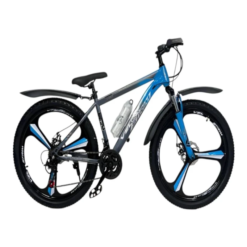 Velosiped smr490_3, boz/mavi