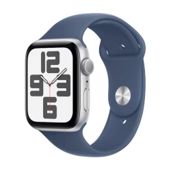 Умные часы Apple Watch SE GPS 44mm Silver Aluminium Case with Denim Sport Band - M/L (Официальная гарантия)
