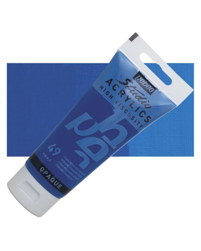 Akril boya Pebeo Studio Acrylics 49 İlkin Mavi Qeyri-şəffaf 100 ml
