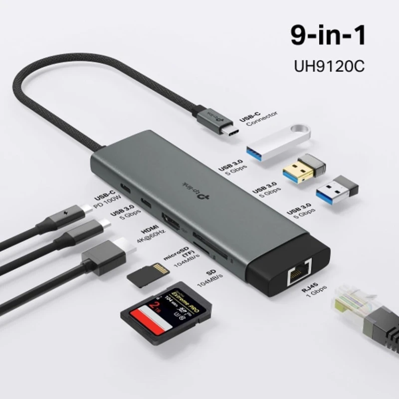 USB HUB Tp-link UH9120C 9 in 1 Type-C