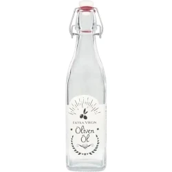 Бутылка Flink & Sauber 500 мл, стекло, с крышкой, Прозрачный Бутылка Flink & Sauber 500 мл, стекло, с крышкой, Прозрачный