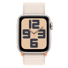 Ağıllı saat Apple Watch SE 2 44 mm Starlight sport band loop, (MRE63QI/A)