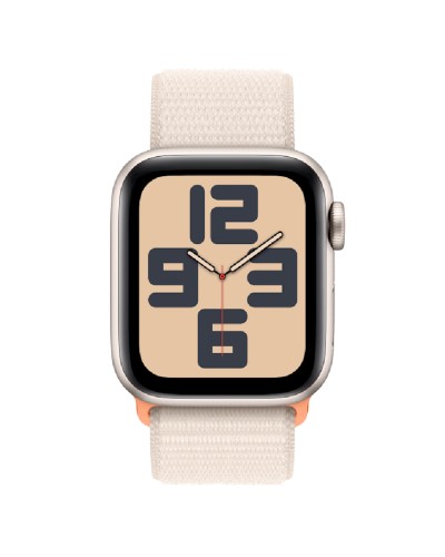 Ağıllı saat Apple Watch SE 2 44 mm Starlight sport band loop, (MRE63QI/A)
