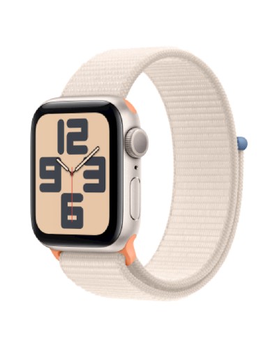 Ağıllı saat Apple Watch SE 2 44 mm Starlight sport band loop, (MRE63QI/A)