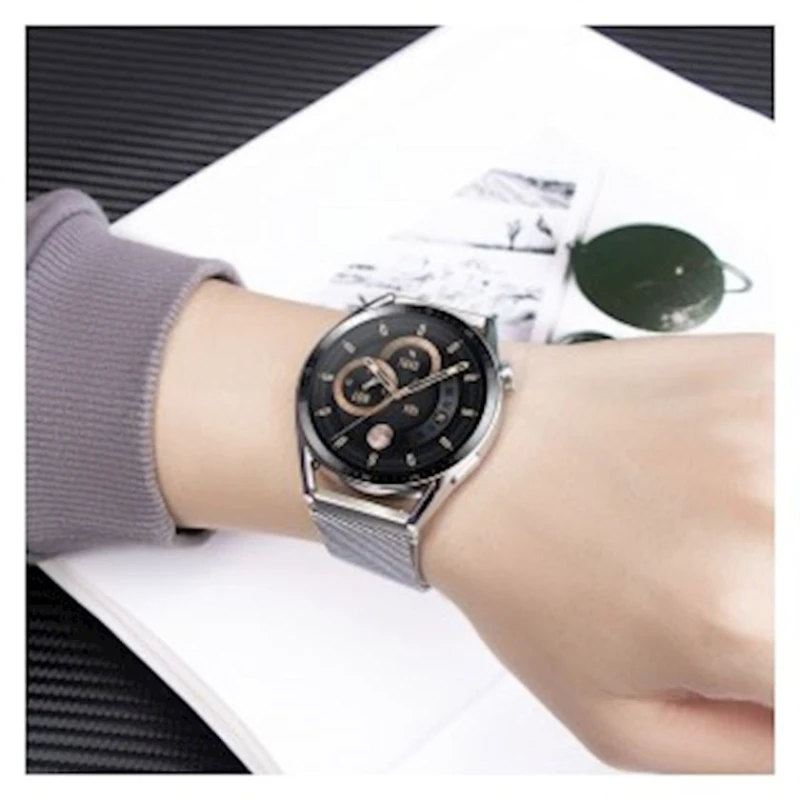 Ремешок Hoco WH02 Simple Beauty Series для Samsung/Huawei/Xiaomi/Vivo/OPPO 20 мм Silver