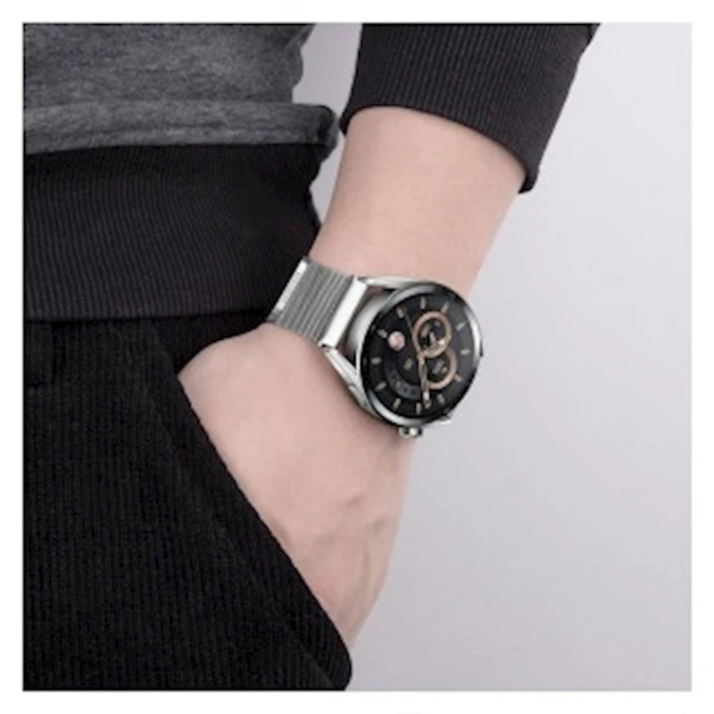 Ремешок Hoco WH02 Simple Beauty Series для Samsung/Huawei/Xiaomi/Vivo/OPPO 20 мм Silver