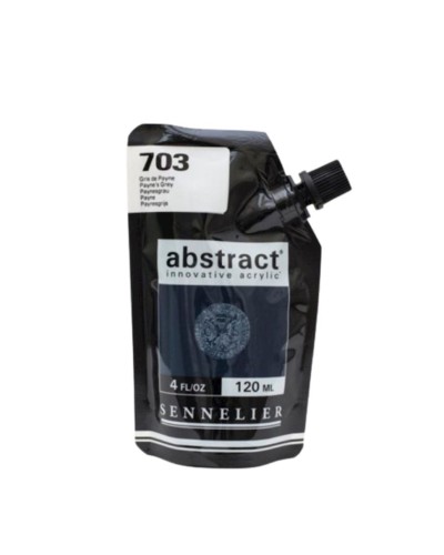 Akril boya Sennelier Abstract 703 Paynes Grey, 120 ml