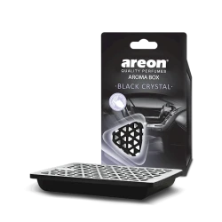 Ароматизатор Areon Aroma Box Black Crystal ABC01, гелевый, под сиденье