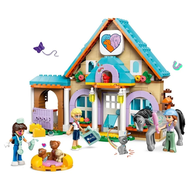 Konstruktor LEGO Friends Horse and Pet Vet Clinic 42651, 428 parça, 7 yaşdan