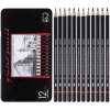 Набор чернографитных карандашей, 12 шт Набор чернографитных карандашей, 12 шт