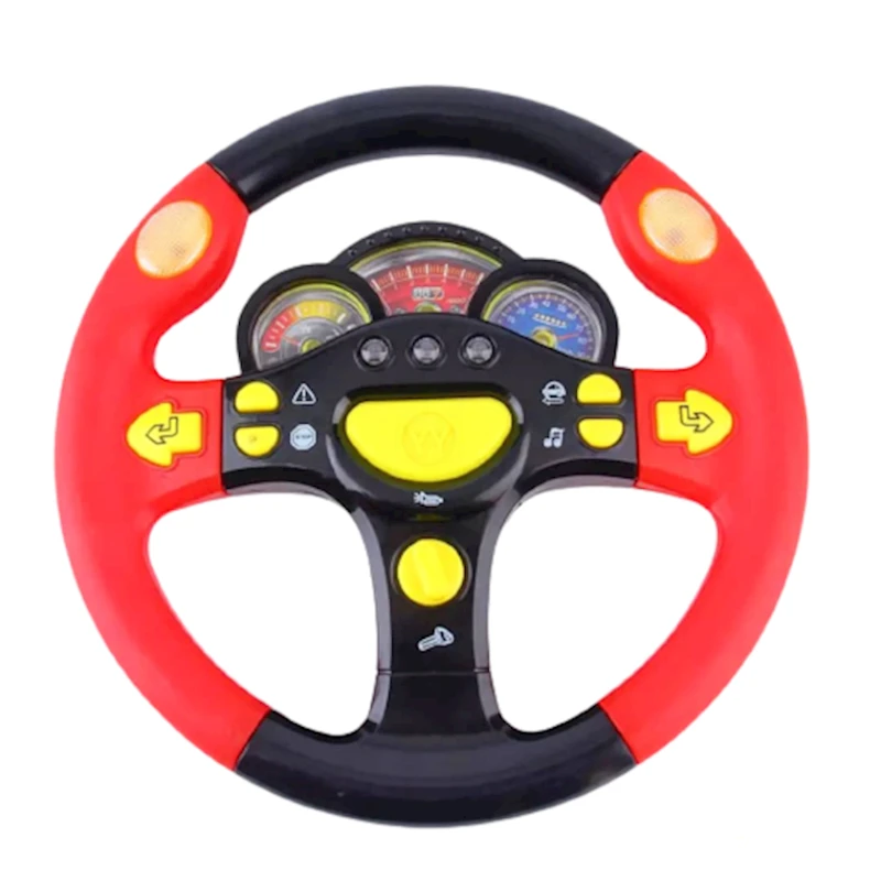 Musiqili sükan Baby Toys 7044, 3+ yaş, qırmızı Musiqili sükan Baby Toys 7044, 3+ yaş, qırmızı