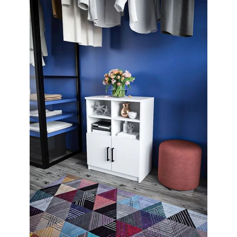 Тумба 60x33x77 см, ЛДСП, Белый Тумба 60x33x77 см, ЛДСП, Белый