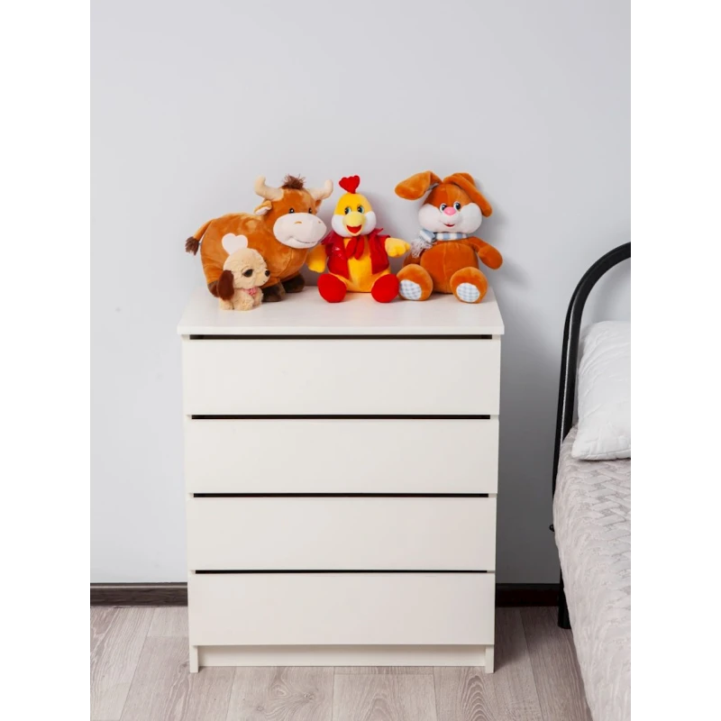 Тумба прикроватная, ЛДСП, белая, 75x40x100 см Тумба прикроватная, ЛДСП, белая, 75x40x100 см