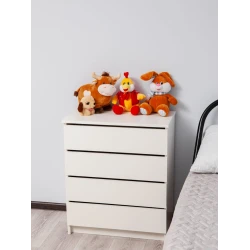 Тумба прикроватная, ЛДСП, белая, 75x40x100 см Тумба прикроватная, ЛДСП, белая, 75x40x100 см