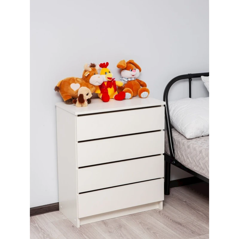 Тумба прикроватная, ЛДСП, белая, 75x40x100 см Тумба прикроватная, ЛДСП, белая, 75x40x100 см