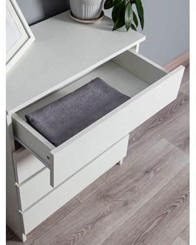 Çarpayıyanı tumba, LDSP, ağ, 75x40x100 sm