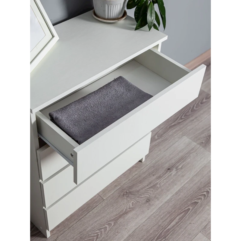 Тумба прикроватная, ЛДСП, белая, 75x40x100 см Тумба прикроватная, ЛДСП, белая, 75x40x100 см