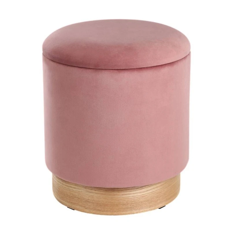 Пуфик 78, ткань, розовый, 40x35x35 см Пуфик 78, ткань, розовый, 40x35x35 см